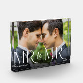 Hulpmiddel voor pasgehuwden Geschenk Modern Koppel Fotoblokken (Links)