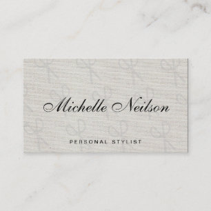 Hulpmiddel voor persoonlijke stylist salon visitekaartje