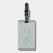 Hulpmiddel voor zitplaatskaart bruiloftsgeschenk B Bagagelabel (Voorkant verticaal)