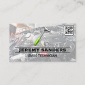 Hulpmiddelen | Auto-services | Motor Bay | QR-code Visitekaartje (Voorkant)