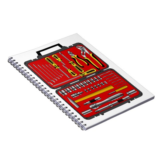 Hulpmiddelen in een Doos van het Hulpmiddel Notitieboek (Rechterzijde)