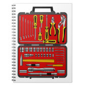 Hulpmiddelen in een Doos van het Hulpmiddel Notitieboek (Voorkant)