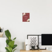 Hulpmiddelen Neem Eén Kaneel Roze Blush Bloem Poster (Thuiskantoor)