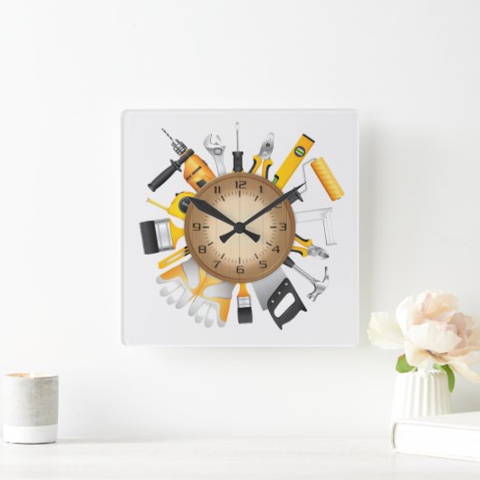 Hulpmiddelen Vierkante Klok (Huis)