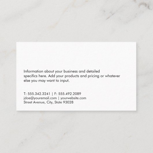 Hulpmiddelen Visitekaartje (Achterkant)