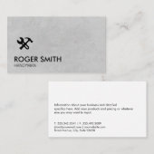 Hulpmiddelen Visitekaartje (Voorkant / Achterkant)