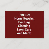 Hulpmiddelen Visitekaartje (Achterkant)