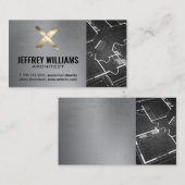 Hulpmiddelen voor architecten | Blauwdrukken Visitekaartje (Voorkant / Achterkant)