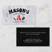 Hulpmiddelen voor barbecues visitekaartje (Voorkant / Achterkant)