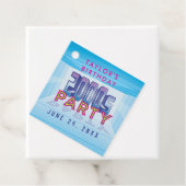 Hulpmiddelen voor feestje in de stijl van de jaren bedankjes labels (In situ)