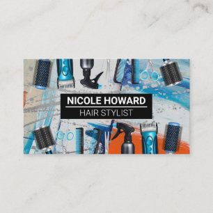 Hulpmiddelen voor haardrogers visitekaartje