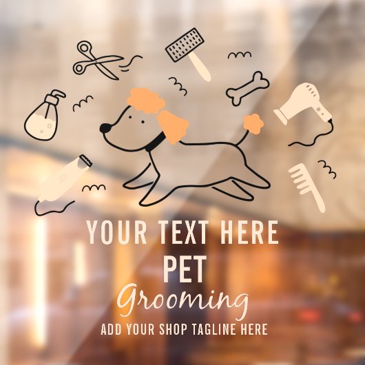 Hulpmiddelen voor het personaliseren van huisdierv raamsticker (Vel 2)