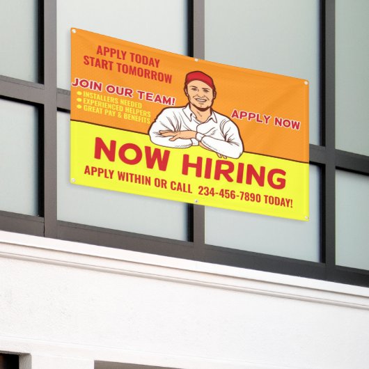 Hulpmiddelen voor installateurs van kabelgevers pe spandoek (Buitenkant Gebouw)