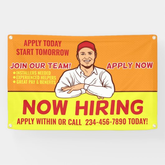 Hulpmiddelen voor installateurs van kabelgevers pe spandoek (Horizontaal)