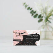 Hulpmiddelen voor kapper | Marmer Kleur Blok Afsprakenkaartje (Staand voorkant)