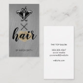 Hulpmiddelen voor Kapsalons | Kapper | Salon Visitekaartje (Voorkant / Achterkant)
