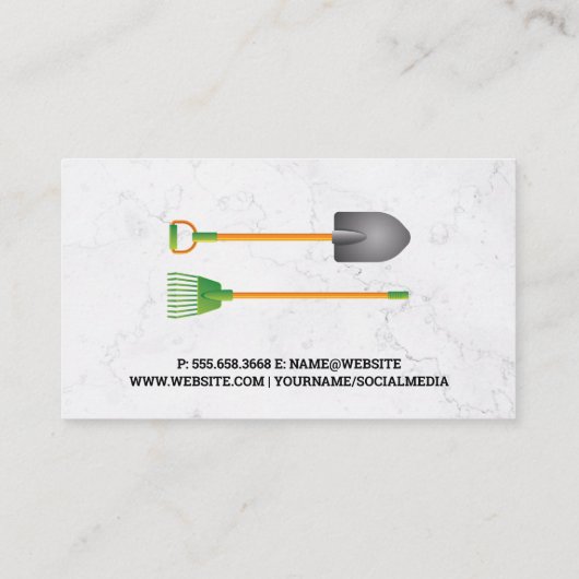 Hulpmiddelen voor landschapsarchitecten visitekaartje (Achterkant)