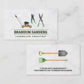 Hulpmiddelen voor landschapsarchitecten visitekaartje (Voorkant / Achterkant)