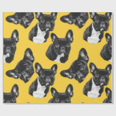 Hulppapier met Franse Bulldog Cadeaupapier (Vlak)