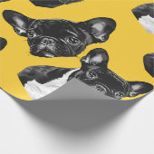 Hulppapier met Franse Bulldog Cadeaupapier (Hoek)