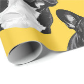Hulppapier met Franse Bulldog Cadeaupapier (Rol Hoek)