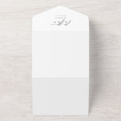 Hulppatroon Voorstel Brief Modern Foto Kaart (Buitenkant)