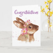 Hulppost - Felicitaties Kaart (Gele Bloem)