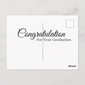 Hulppostkaart VOOR AFSCHOLING Briefkaart (Achterkant)