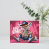 Hulppostkaarten Verjaardag Renard 07 Briefkaart (Staand voorkant)