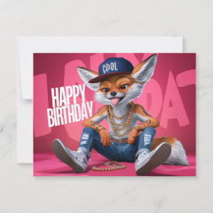 Hulppostkaarten Verjaardag Renard 07 Briefkaart