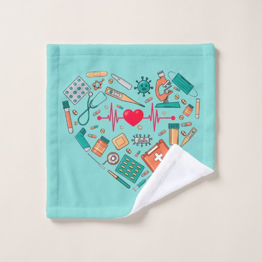 Hulpprogramma voor verpleegkundigen bad handdoek (Wasdoekje)