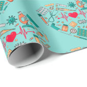 Hulpprogramma voor verpleegkundigen cadeaupapier (Rol Hoek)