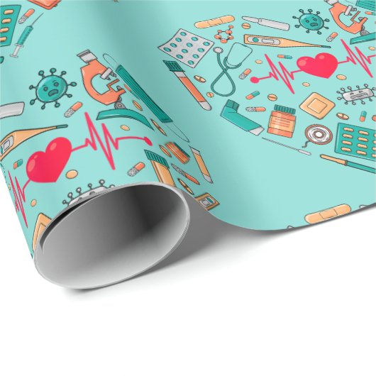 Hulpprogramma voor verpleegkundigen cadeaupapier (Rol Hoek)