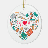 Hulpprogramma voor verpleegkundigen keramisch ornament (Links)