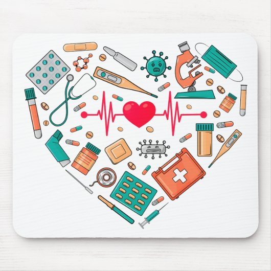 Hulpprogramma voor verpleegkundigen muismat (Voorkant)