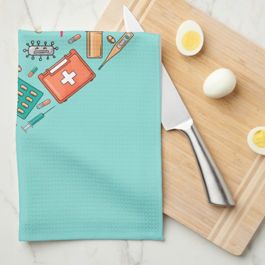 Hulpprogramma voor verpleegkundigen theedoek (Quarter Fold)