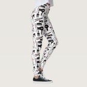 Hulpprogramma's voor Chic Retro Pink Black Hair Sa Leggings (Rechts)