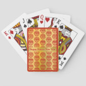 Hulpse accenten Chinees Nieuwjaar Pokerkaarten (Achterkant)