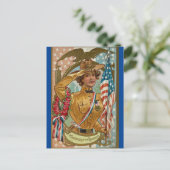 Hulpstof voor vrouwen bij SUVCW Briefkaart (Staand voorkant)