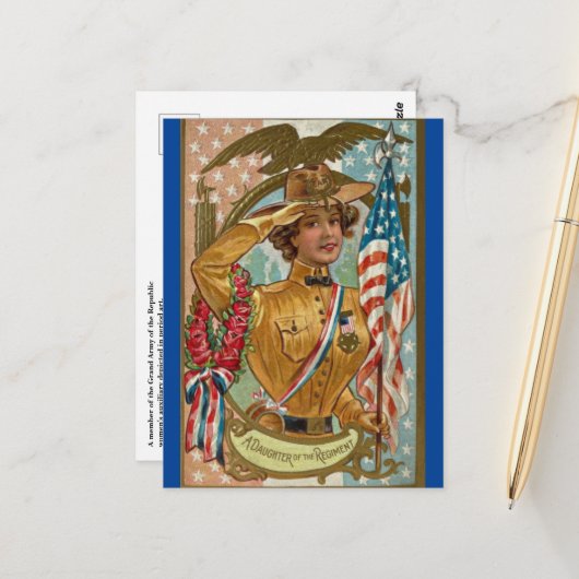 Hulpstof voor vrouwen bij SUVCW Briefkaart (Voorkant / Achterkant in situ)