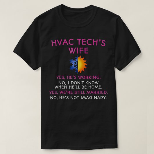 Hulpstuk Technicus Echtgenote Hulpstuk Technici T-shirt (Design voorkant)