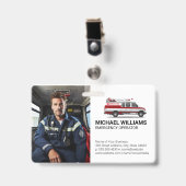 hulpverleningsvoertuig | Paramedisch personeel Badge (Voorzijde met clip)