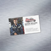 hulpverleningsvoertuig | Paramedisch personeel Magnetisch Visitekaartje (Voorbeeld)