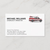 hulpverleningsvoertuig visitekaartje (Voorkant)