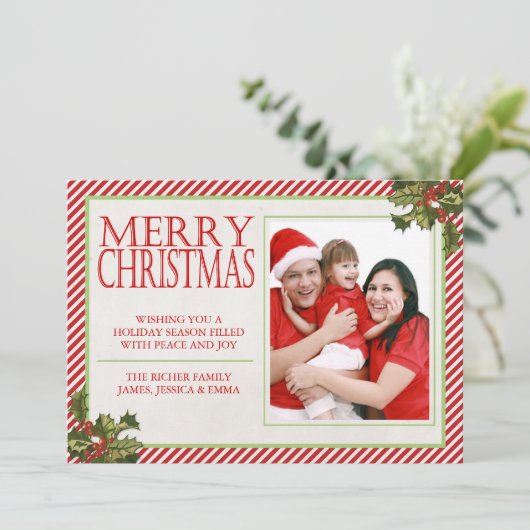 Hulst en de Kerstkaart van Strepen (Staand voorkant)