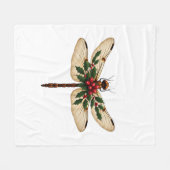 Hulst gevleugelde libel fleece deken (Voorkant (Horizontaal))