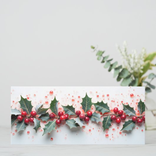 hulst rood op witte achtergrond (Staand voorkant)