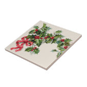 Hulst Winterbes Red Ribbon Tegeltje (Zijkant)