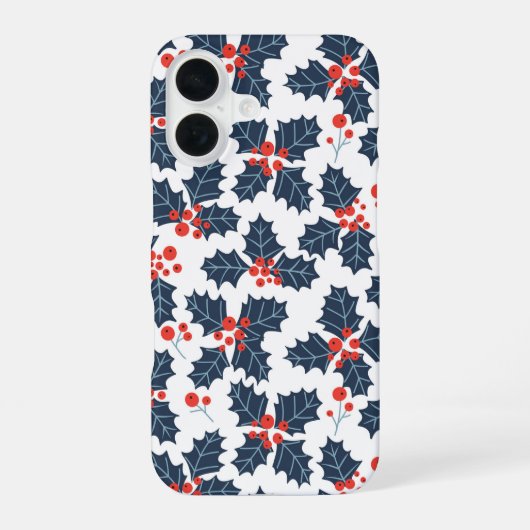 Hulstbes op wit iPhone 16 hoesje (Achterkant)