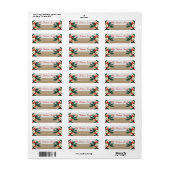 Hulstbes Terugadreslabels Etiket (Full Sheet)